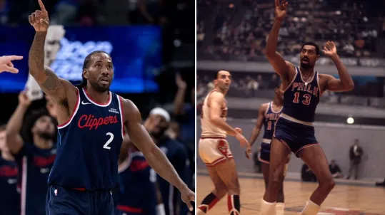 伦纳德单场45+5+5且命中率75%+0犯规,历史第二人比肩张伯伦